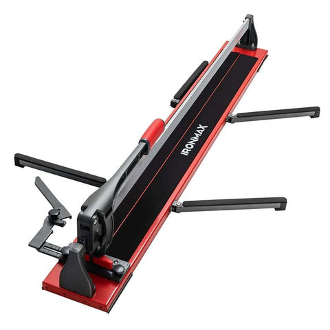 48" Manual Floor Tile Cutter with Tungsten Carbide Cutting Wheel, Removable Scale & 4 Adjustable Brackets