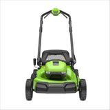 RENEWED 48V (24V x 2) 21" Cordless Battery Push Mower 3PC Combo Kit w/ (4) 4.0Ah High Power Batteries & (2) Dual Port Chargers