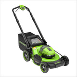 OPEN BOX 48V (24V x 2) 21" Cordless Battery Push Mower 3PC Combo Kit w/ (4) 4.0Ah High Power Batteries & (2) Dual Port Chargers