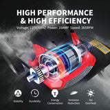 Electric Tiller, Corded Power Cultivator with Foldable Handle, 9" Tilling Depth, 4/6 Tines, Garden Rototiller Tool for Lawn Soil Digging