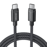 3FT 140W Fast Charging Cord, Bi-Directional USB-C
