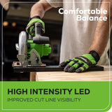 24V Brushless 1/4" Impact Driver & 7-1/4" Circular Saw Combo Kit w/ (2) 2.0Ah Batteries & Charger