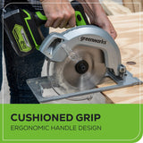 OPEN BOX 24V Circular Saw 7-1/4", Saw Blade & Dust Connector Kit w/ 4.0Ah Battery & Charger