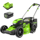 OPEN BOX 80V 21" Cordless Battery 4-in-1 Self-Propelled Lawn Mower w/ 4.0Ah Battery & Charger