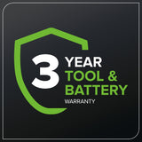 40V 18" Cordless Battery 2.0kW Chainsaw w/ 5.0Ah Battery and 5A Charger