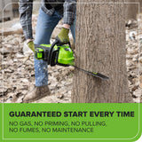 40V 18" Cordless Battery 2.0kW Chainsaw w/ 5.0Ah Battery and 5A Charger