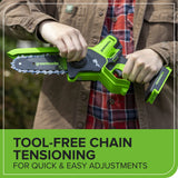 24V 6” Gen 2 Cordless Battery Brushless Pruner Saw w/ 2.0Ah Battery & 2A Charger