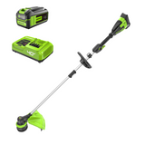 40V 17" Cordless Battery String Trimmer w/ 5.0Ah Battery and 5A Charger