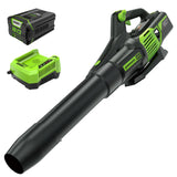 RENEWED 80V 730 CFM Cordless Battery Leaf Blower w/ 2.5Ah Battery & Rapid Charger
