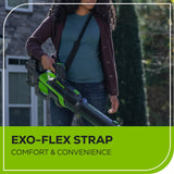 RENEWED 80V 800CFM Cordless Battery Leaf Blower w/ 4Ah Battery & Charger