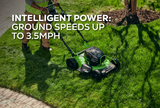 82V 21" Brushless Push Mower w/ 5.0Ah Battery and Dual Port Charger