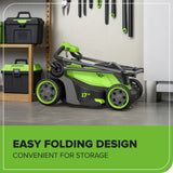 40V 17" Cordless Battery Brushless Push Lawn Mower w/ 4.0Ah Battery & Charger