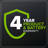 80V 12" Cordless Battery LED Snow Shovel w/ 4.0Ah Battery & 6A Charger