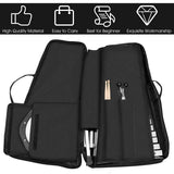 30 Note Percussion Glockenspiel Bell Kit, Adjustable Height Xylophone with Practice Pad Mallets Sticks Stand Carrying Bag