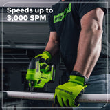 24V Cordless Battery Brushless Jig Saw w/ 1.5 Ah Battery & Charger