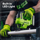 24V Cordless Battery Brushless Jig Saw w/ 1.5 Ah Battery & Charger