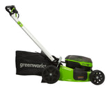 48V (24V x 2) 21" Cordless Battery Self-Propelled Lawn Mower w/ (4) 4.0Ah USB Batteries & (2) Dual Port Chargers