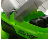 48V (24V x 2) 21" Cordless Battery Self-Propelled Lawn Mower w/ (4) 4.0Ah USB Batteries & (2) Dual Port Chargers