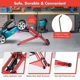 500 LBS Hydraulic Lawn Mower Lift Jack for Riding Tractors, Adjustable Heavy Duty Zero Turn Riding Mower Lift for Maintenance