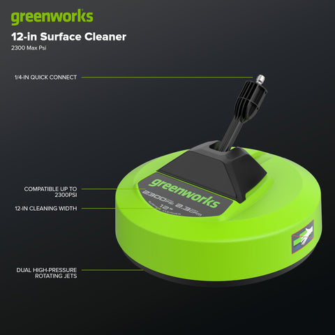 Universal 12" Rotating Surface Cleaner