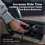 48V (24V x 2) STEALTH Series Electric Scooter w/ (2)4.0Ah Batteries and Dual Port Charger