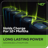 OPEN BOX 40V 16" Cordless Battery Brushless Push Lawn Mower w/ 4.0Ah Battery & Charger