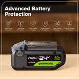 24V 4.0Ah Tabless Battery with Bi-Directional USB-C Port