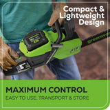 80V 16" 2.0kW Cordless Battery Chainsaw w/ (1) 2.5Ah Battery & 2A Charger