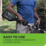 80V Cordless Brushless 16" String Trimmer & 700 CFM Blower Combo Kit w/ 2.5Ah Battery & 4Amp Charger