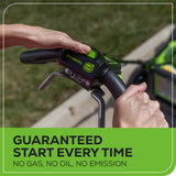 OPEN BOX 48V (24V x 2) 21" Cordless Battery Self-Propelled Mower, 12" String Trimmer & 320 CFM Blower Combo Kit w/ (2) 5.0Ah Batteries & Chargers