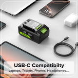 24V 6.0Ah Battery with Bi-Directional USB-C Port