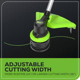 80V Cordless Brushless 16" String Trimmer & 700 CFM Blower Combo Kit w/ 2.5Ah Battery & 4Amp Charger