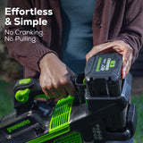 80V 750CFM Cordless Battery Leaf Blower w/ 2.5 Ah Battery & Charger