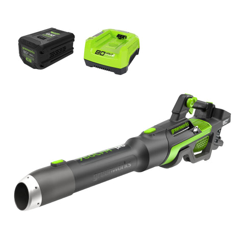 RENEWED 80V 750CFM Cordless Battery Leaf Blower w/ 2.5 Ah Battery & Charger