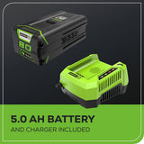 80V 21" Cordless Battery 4-in-1 Self-Propelled Lawn Mower w/ 5.0Ah Battery & Rapid Charger