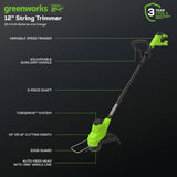 48V (24V x 2) 20" Cordless Battery Push Mower 4PC Combo Kit w/ (2) 4.0Ah Batteries & Dual Port Chargers