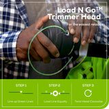 60V 22" Cordless Battery Self-Propelled Mower & 16" String Trimmer Combo Kit w/ (1) 8.0Ah and (1) 2.5Ah Batteries & (2) Chargers