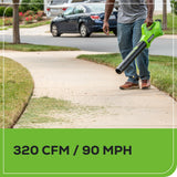 48V (24V x 2) 20" Cordless Battery Push Mower 4PC Combo Kit w/ (2) 4.0Ah Batteries & Dual Port Chargers