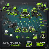 60V 26" Cordless Battery Hedge Trimmer 4000 SPM w/ 2Ah Battery and 3A Charger