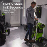 60V 21" Cordless Battery Dual Blade Self-Propelled Mower w/ (1) 8Ah battery and 6A Charger