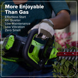 60V 26" Cordless Battery Hedge Trimmer 4000 SPM w/ 2Ah Battery and 3A Charger