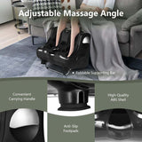Foot Calf Leg Massager Machine with Heat, Electric Foot Massager, Shiatsu Rolling Vibration Deep Kneading Massage Therapy