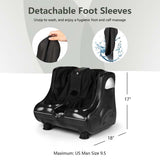 Foot Calf Leg Massager Machine with Heat, Electric Foot Massager, Shiatsu Rolling Vibration Deep Kneading Massage Therapy