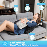 Electric Massage Chair Cushion Shiatsu Full Back Massager Neck Massage Pad with Heat, Car Seat Massager for Home Office