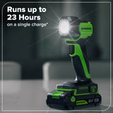 24V Brushless Power Tool 4PC Combo Kit w/ (1) 4.0Ah & (1) 2.0Ah USB-C Batteries and 65W USB-C Fast Charger