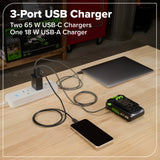 24V Brushless Power Tool 8PC Combo Kit w/ (2) 4.0Ah & (1) 2.0Ah USB-C Batteries and Charger