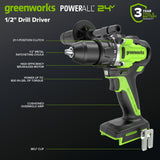 24V Cordless Battery 1/2" 800 in/lbs Drill Driver w/ 4.0Ah USB-C Battery & 65W USB-C Fast Charger