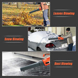 20V Cordless Leaf Blower with Battery & Charger, 5-Speed Electric Blower for Lawn Care, Battery Powered Leaf Blower Lightweight