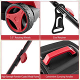 12 AMP 14" Electric Push Lawn Mower 2-in-1 Walk-Behind Lawnmower with Collection Box, 3 Adjustable Height Position