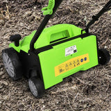 2-in-1 Electric Lawn Dethatcher & Scarifier, 12 Amp 13" Corded Grass Dethatcher with 40L Collection Bag